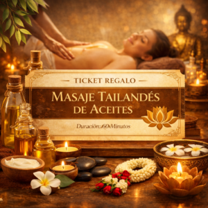 Ticket Regalo Masaje Aceites